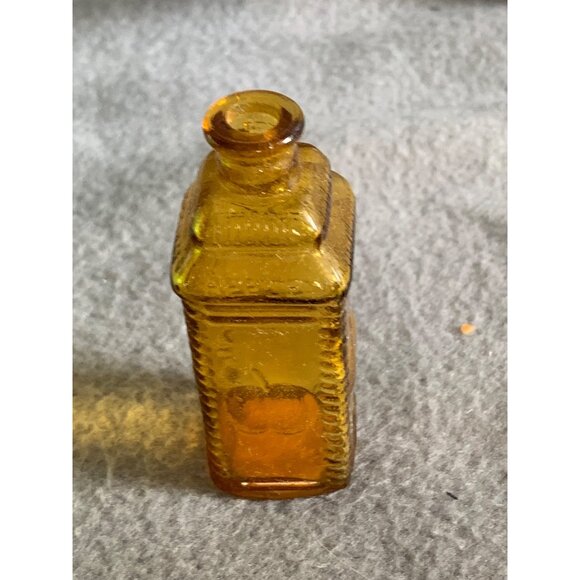 Phila Berrings Apple Bitters Bottle Decanter Amber Miniature Bottle Vintage - Picture 4 of 8
